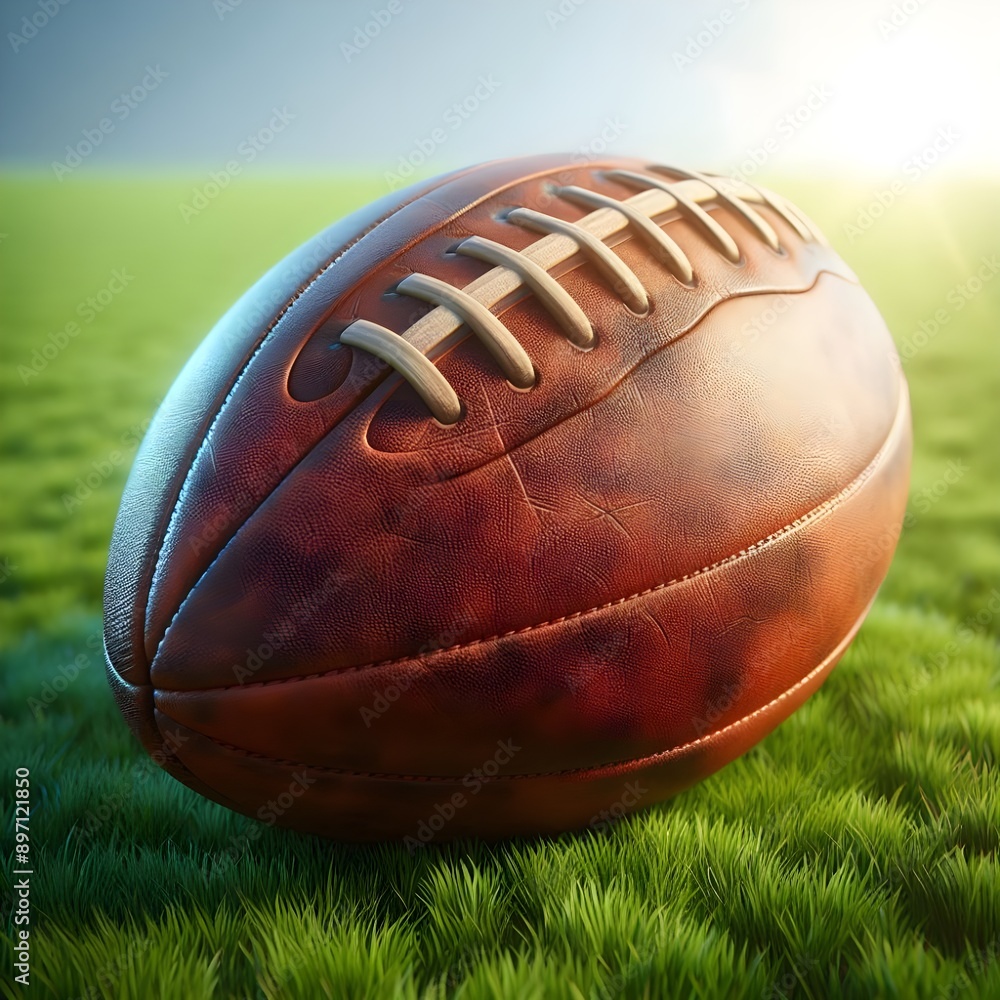 Obraz premium Palla da rugby, football americano