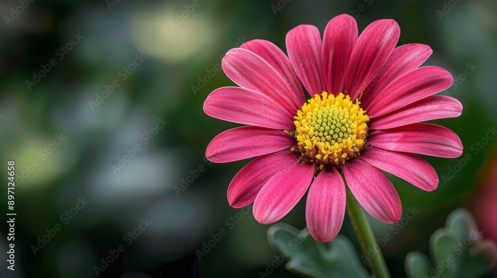 The beautiful pink tanacetum coccineum flower blooms vibrantly in a lush garden setting The beautiful pink tanacetum coccineum flower blooms vibrantly in a lush garden setting
