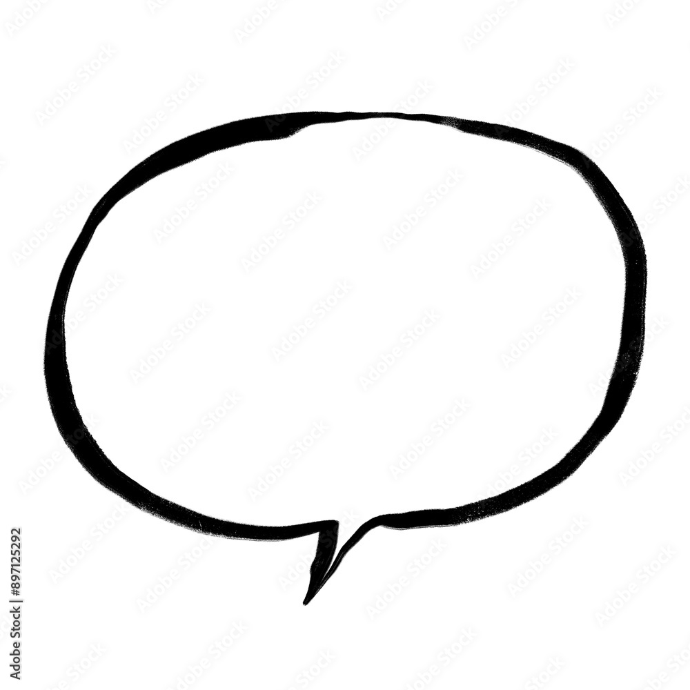 Speech bubble png clipart, drawing illustration, transparent background Speech bubble png clipart, drawing illustration, transparent background