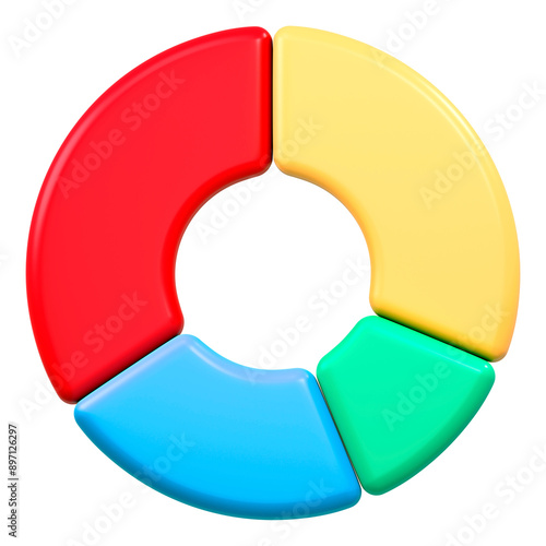 Free Download Pie chart png 3D sticker, transparent background - GFXLoad