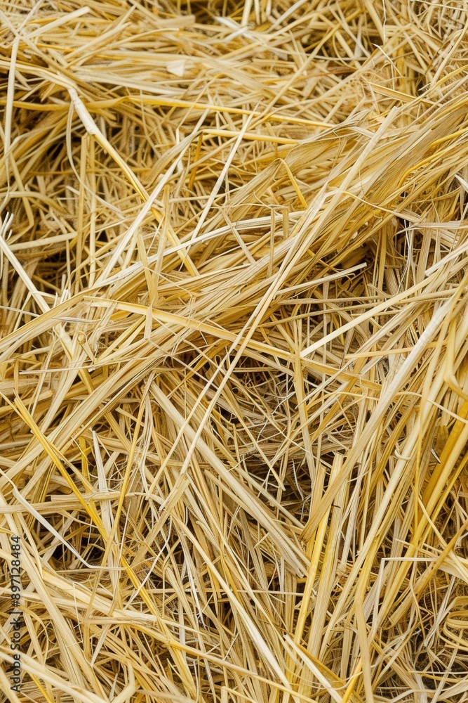 Close-up of dry straw with intricate golden textures Close-up of dry straw with intricate golden textures