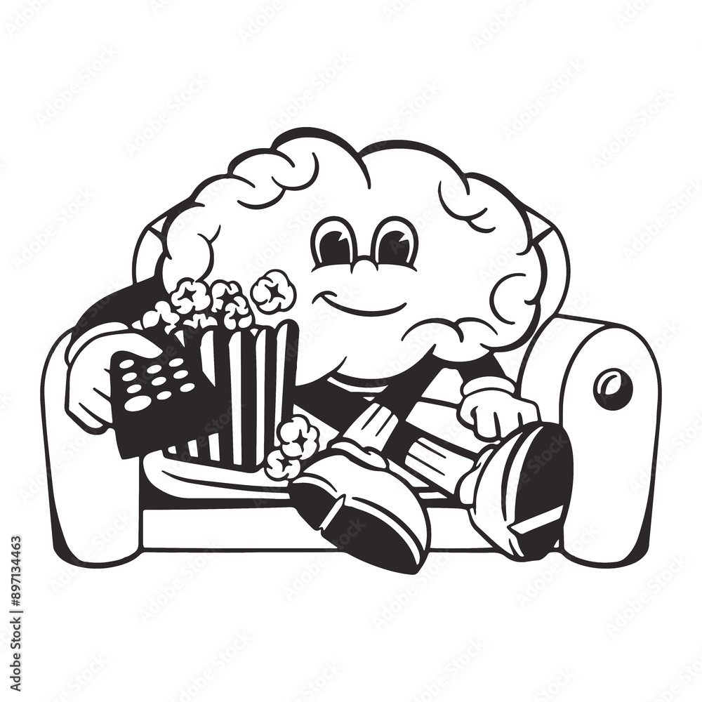 Tv character png, retro illustration, transparent background Tv character png, retro illustration, transparent background