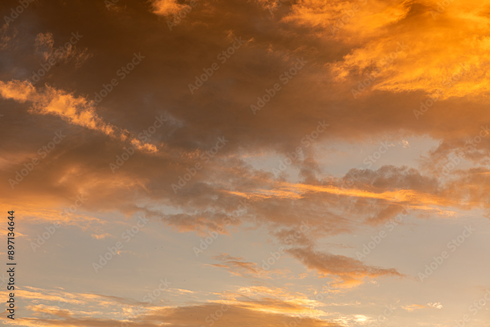 abstract background of cloudy sunset sky golden hour abstract background of cloudy sunset sky golden hour