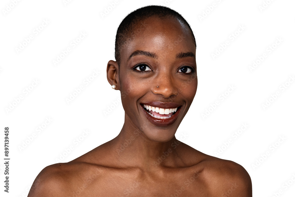 Happy nude black woman transparent png Happy nude black woman transparent png