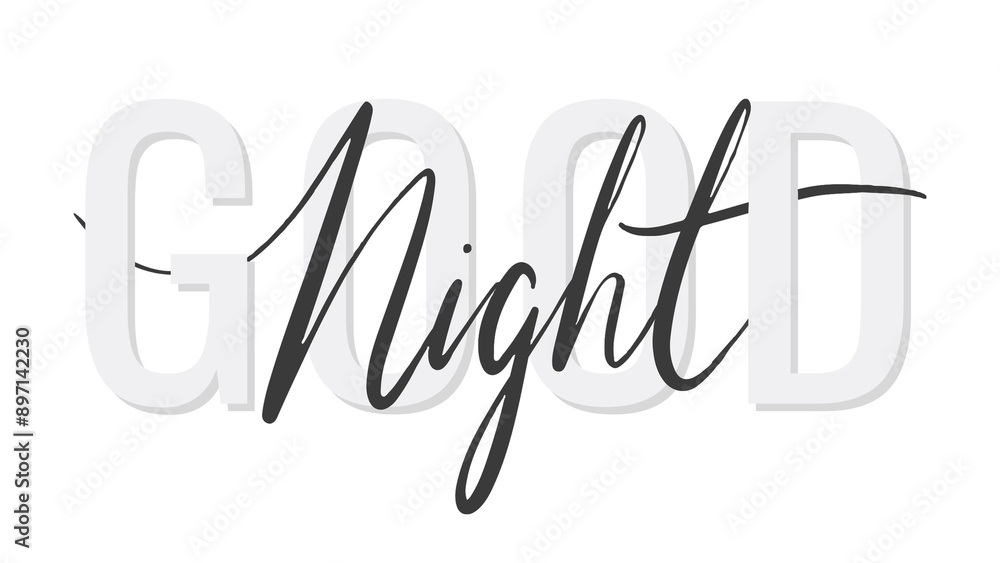 Png good night word art on transparent background Png good night word art on transparent background