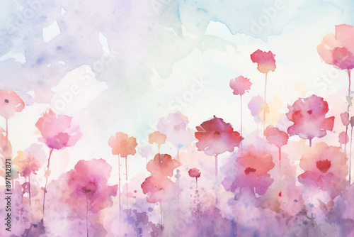 Meadow Magic: Seamless Flower Enchantment Boho Blossoms: Floral Pattern Variety