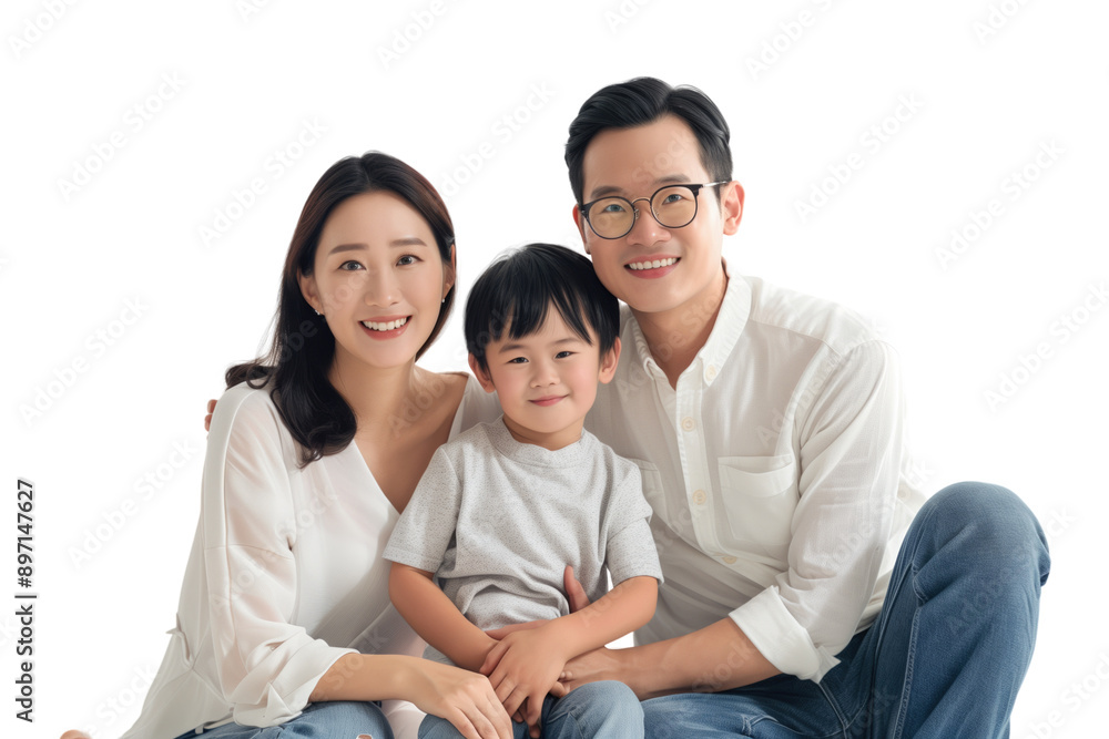 Family father mother son daughter kid studio photo white background Family father mother son daughter kid studio photo white background