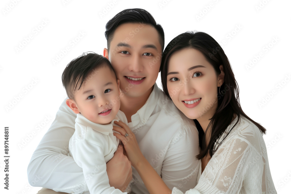 Family father mother son daughter kid studio photo white background Family father mother son daughter kid studio photo white background