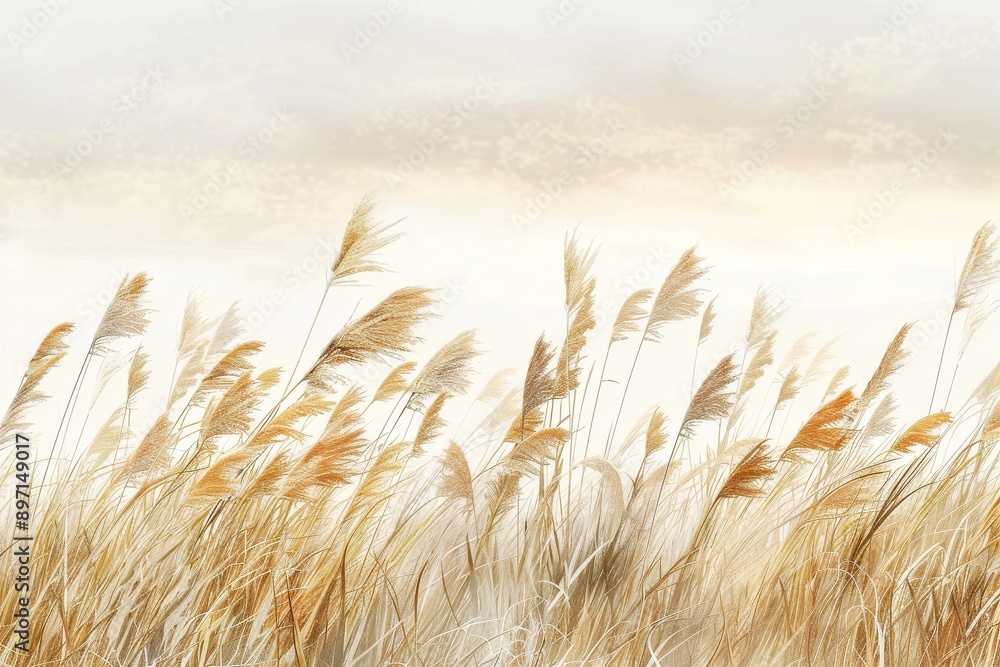 Endless Golden Wheat Field Under a Clear Blue Sky - Agricultural Splendor. Beautiful simple AI generated image in 4K, unique. Endless Golden Wheat Field Under a Clear Blue Sky - Agricultural Splendor. Beautiful simple AI generated image in 4K, unique.
