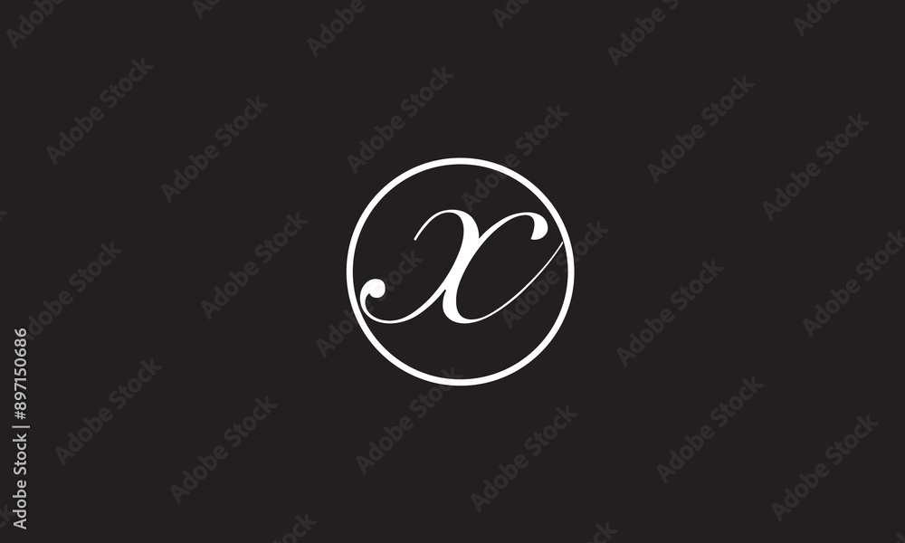 XX, X, Abstract Letters Logo Monogram XX, X, Abstract Letters Logo Monogram