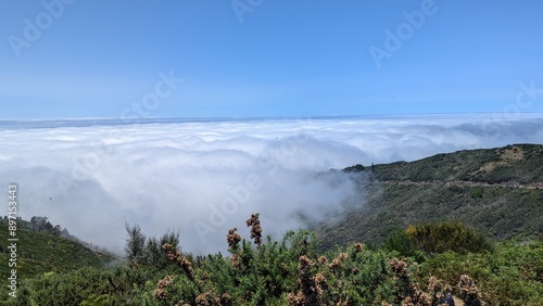 fog over the mountain