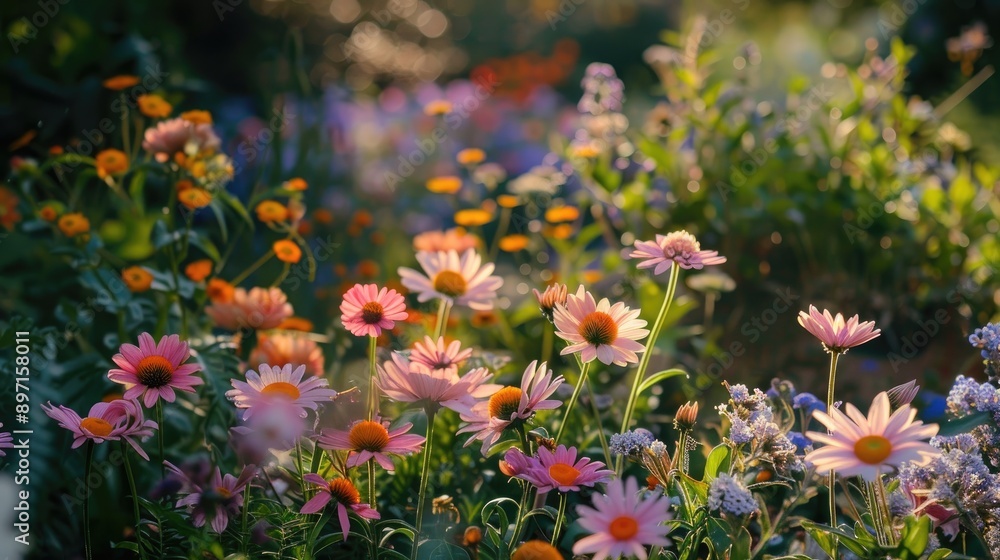 Blooms in the garden Blooms in the garden