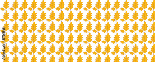A unique seamless floral and leaf pattern design