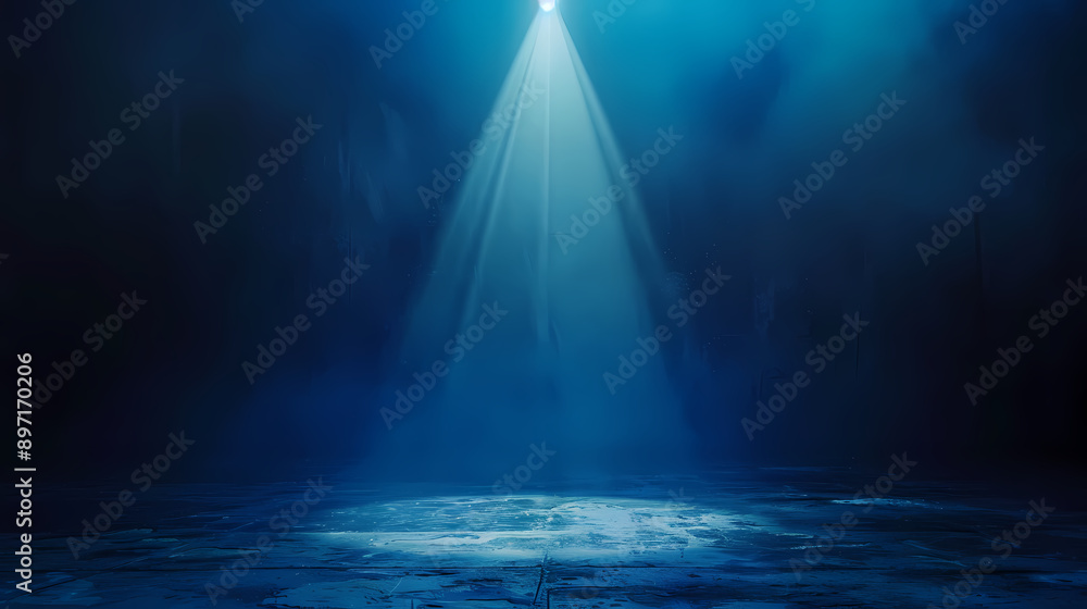 Fototapeta premium The stage under the spotlight