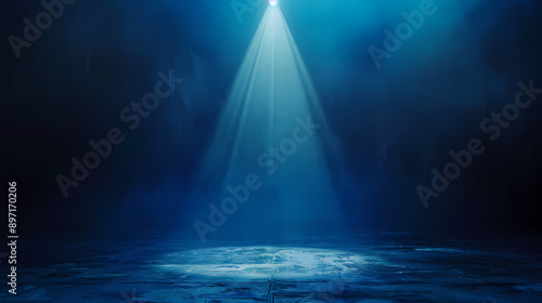 The stage under the spotlight