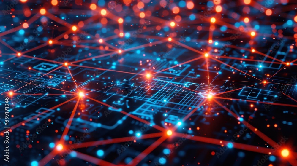 Futuristic global networking, deep charcoal backdrop, neon-blue pathways, luminescent nodes, sleek and innovative. Futuristic global networking, deep charcoal backdrop, neon-blue pathways, luminescent nodes, sleek and innovative.