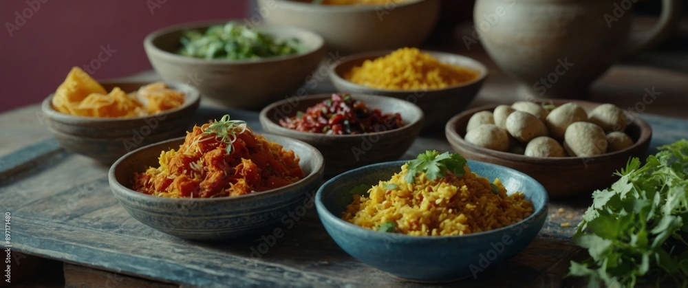 Display of deliscious, vegetarian, ayurvedic food for d-tox, balanche and health, natural light. Display of deliscious, vegetarian, ayurvedic food for d-tox, balanche and health, natural light.