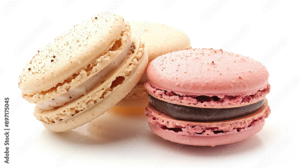 Macaron on white background Macaron on white background