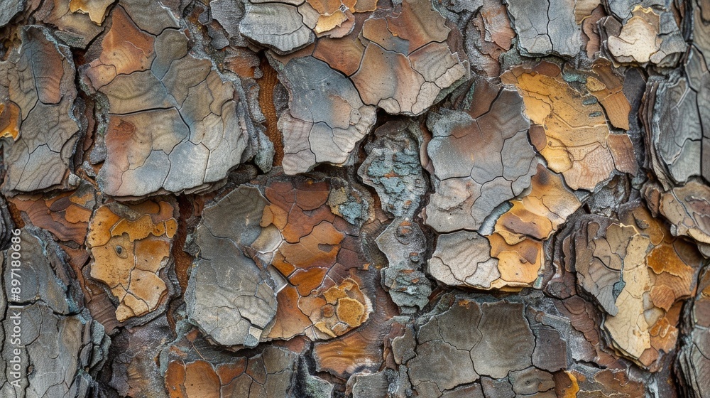 Detailed view of tree bark patterns Detailed view of tree bark patterns