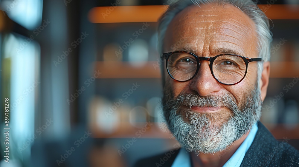 Professional Business Meeting Between Handsome Businessman and Partner in Office Environment Professional Business Meeting Between Handsome Businessman and Partner in Office Environment