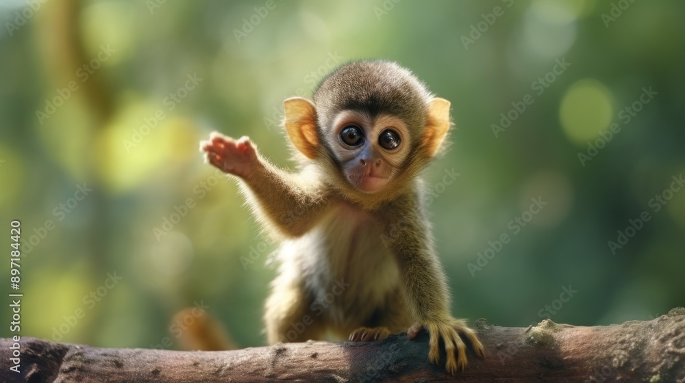 Curious Baby Monkey Curious Baby Monkey