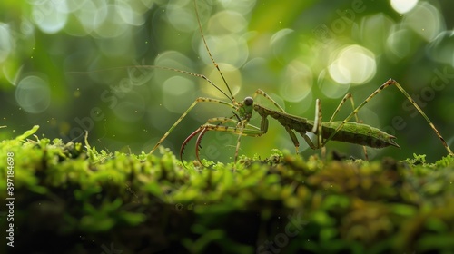 Wallpaper Mural A stick insect blending perfectly with its surroundings in a forest. Torontodigital.ca