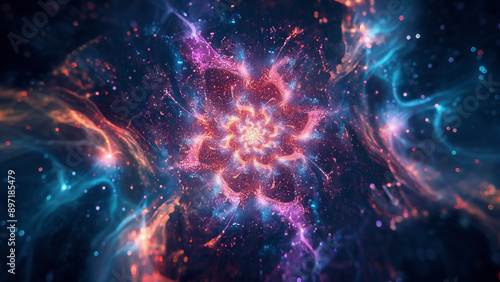 Beautiful and colorful abstract images. Spiritual world, computer art, screensavers, artificial intelligence, inspiration, universe, etc.