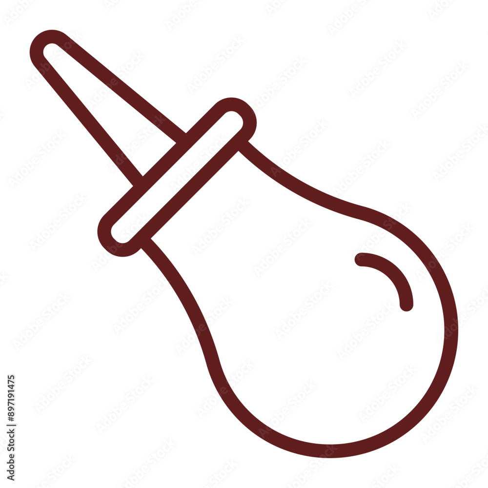 Enema Vector Line Maroon Icon Design Enema Vector Line Maroon Icon Design