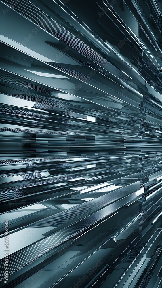 Obraz premium Gradient multilayer glass background 3d rendering