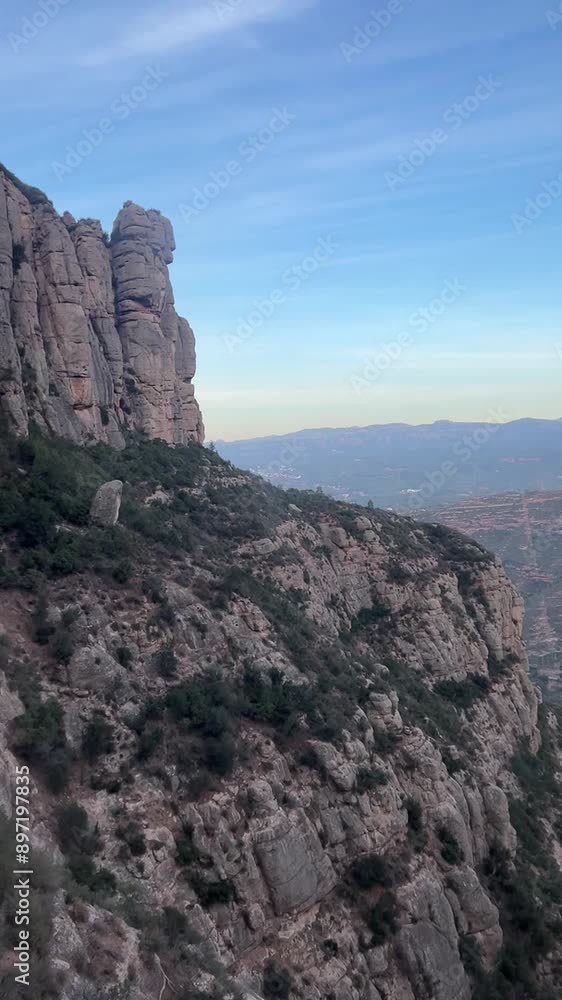Landscape of the Montserrat mountain in Barcelona, Catalonia, Spain. Landscape of the Montserrat mountain in Barcelona, Catalonia, Spain.