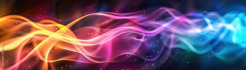 Colorful light spectrum, dynamic wave patterns, vibrant electromagnetic spectrum, light wave dynamics, uhd, copy space for text, Colorful light spectrum, dynamic wave patterns, vibrant electromagnetic spectrum, light wave dynamics, uhd, copy space for text,