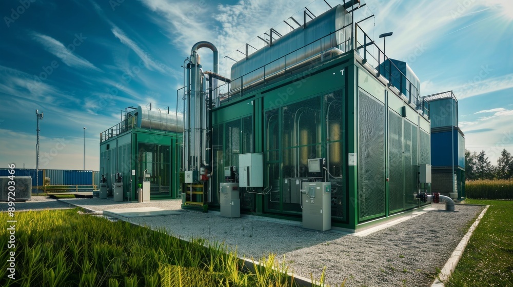 Green hydrogen energy facility. Green Hydrogen renewable energy ...