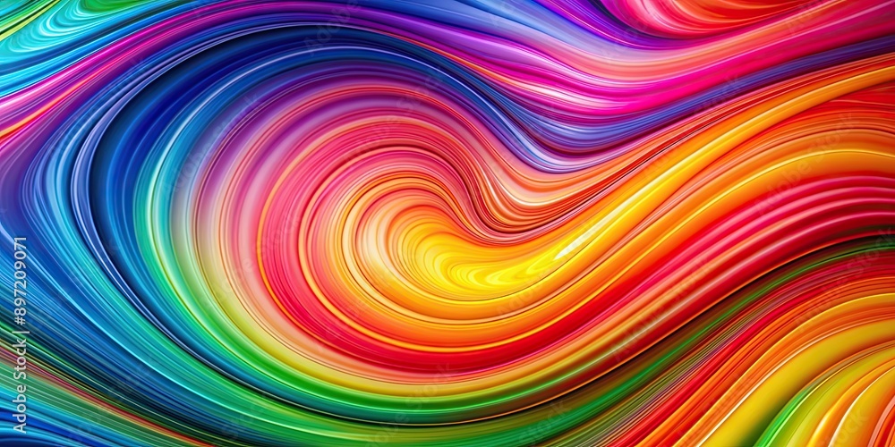 Multicoloured bands swirls pattern creating a psychedelic marbled rainbow effect, psychedelic, multicoloured, bands, swirls Multicoloured bands swirls pattern creating a psychedelic marbled rainbow effect, psychedelic, multicoloured, bands, swirls