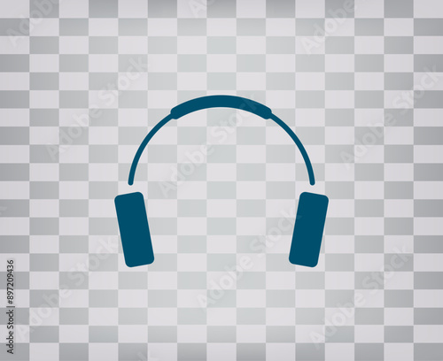 Vector icon on gray background with gradient