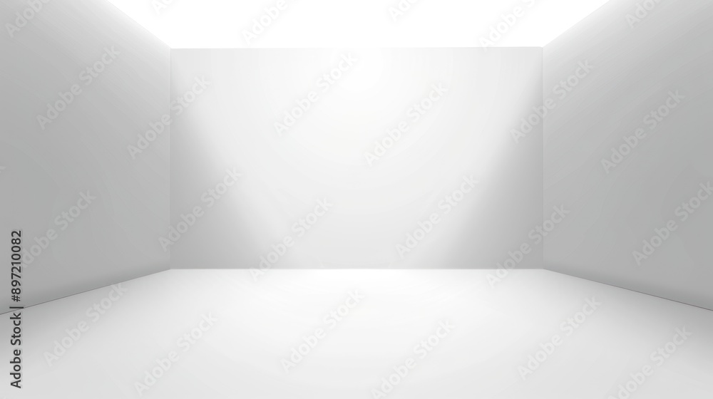 Empty White Room Interior Empty White Room Interior
