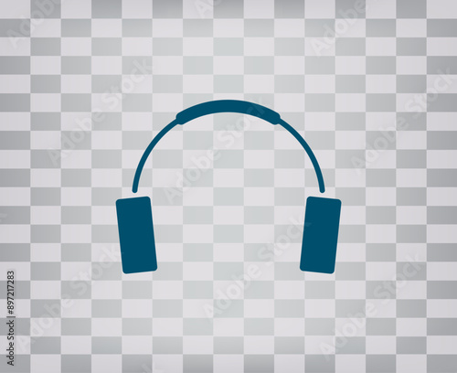 Vector icon on gray background with gradient