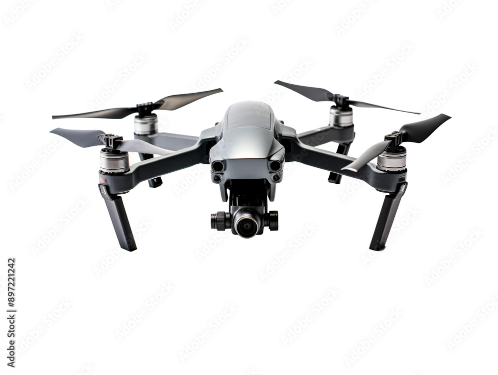 a drone with camera on a white background a drone with camera on a white background