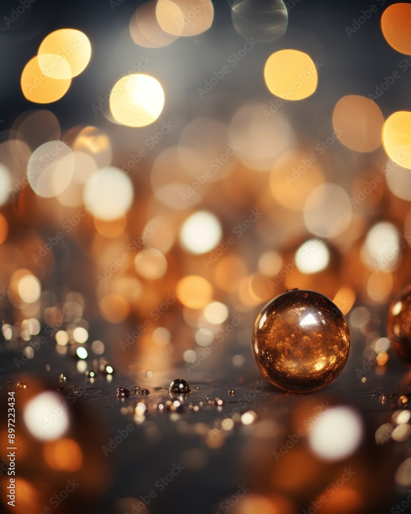 Golden bokeh background for festive events christmas, new year, birthdays, celebrations, victories Golden bokeh background for festive events christmas, new year, birthdays, celebrations, victories