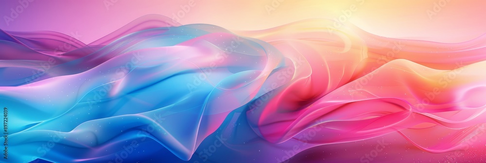 An abstract, colorful, flowing wave gradient background with vibrant hues of blue, purple, and pink. An abstract, colorful, flowing wave gradient background with vibrant hues of blue, purple, and pink.