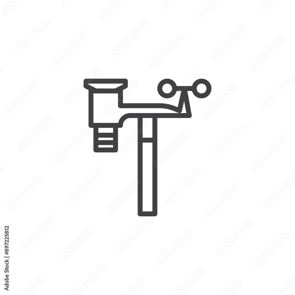 Weather Station line icon Weather Station line icon