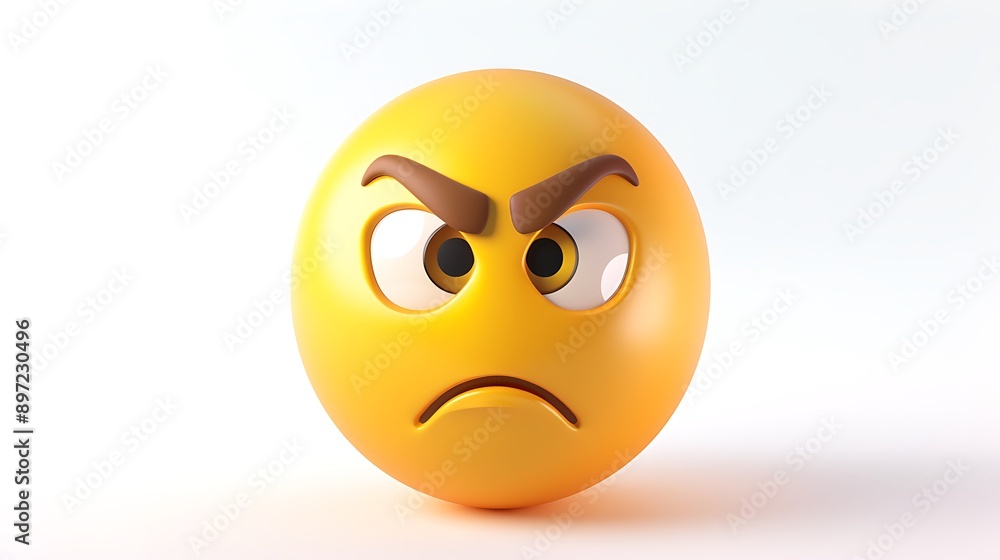 emoji icon of a face with a raised eyebrow featuring a questioning expression in bright yellow set against a white background The details are sharp and lifelike emoji icon of a face with a raised eyebrow featuring a questioning expression in bright yellow set against a white background The details are sharp and lifelike