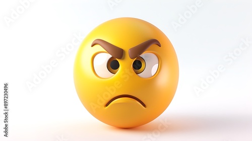 emoji icon of a face with a raised eyebrow featuring a questioning expression in bright yellow set against a white background The details are sharp and lifelike