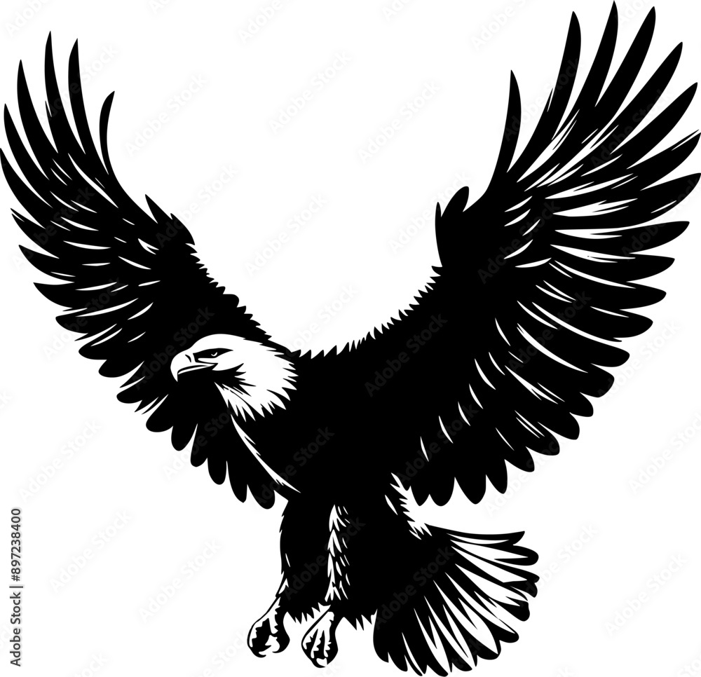 Eagle silhouette vector Eagle silhouette vector