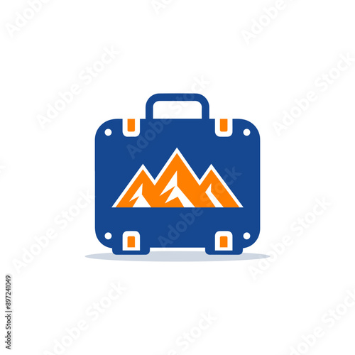 Summit Shadows The Mountain Bag Silhouette.