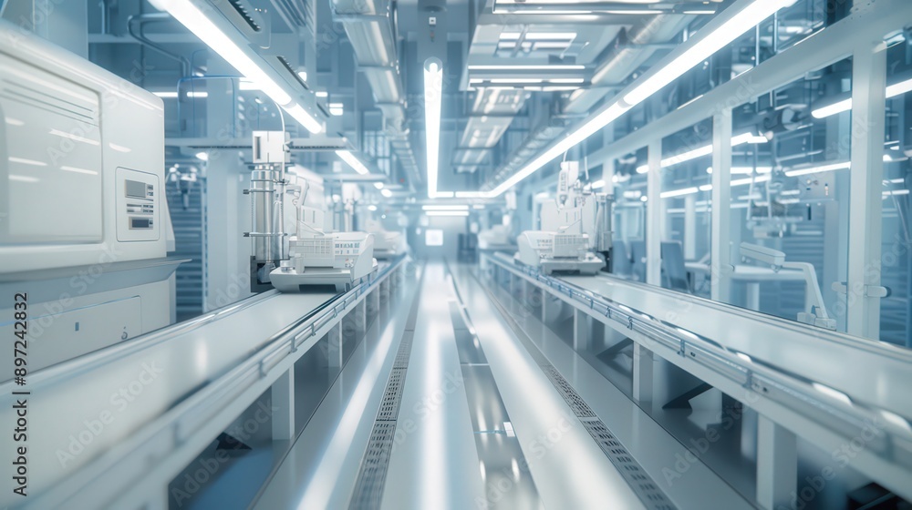 Showcase a smart factory equipped with AI-driven predictive maintenance systems, Showcase a smart factory equipped with AI-driven predictive maintenance systems,