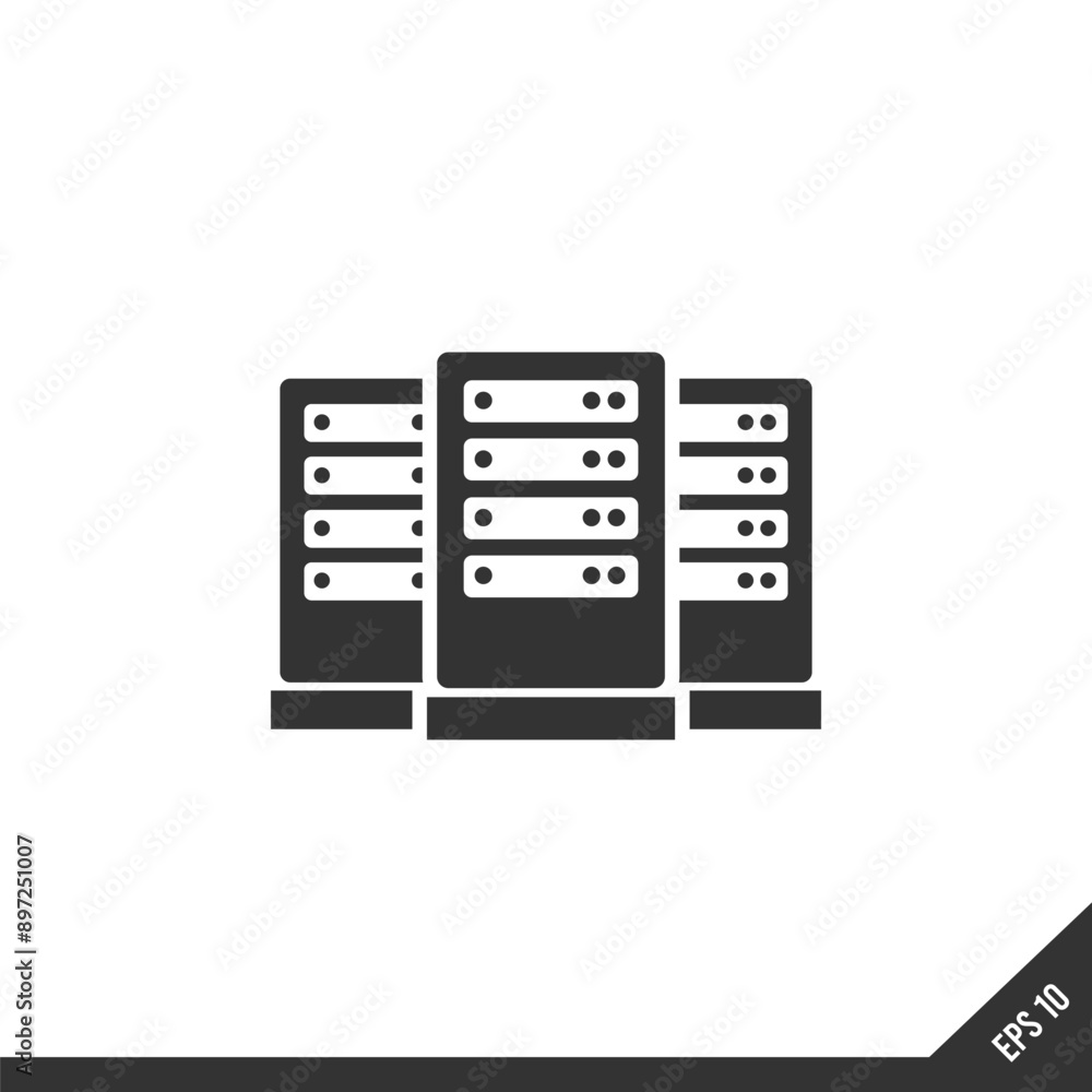 Database, Server and Cloud service line icons. Network and Technology vector linear icon set Database, Server and Cloud service line icons. Network and Technology vector linear icon set