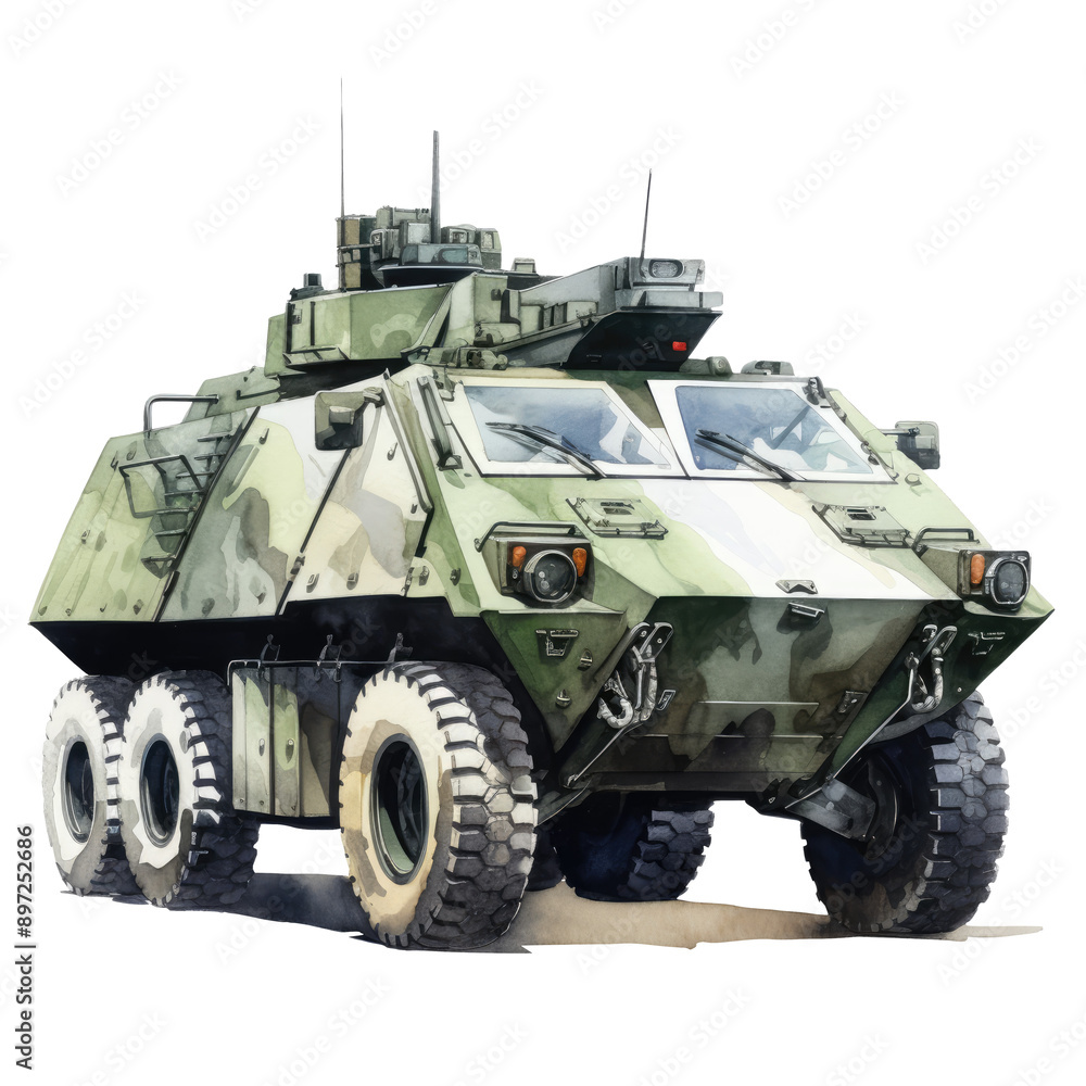 Military Armored Personnel Carrier Clipart Illustration Military Armored Personnel Carrier Clipart Illustration