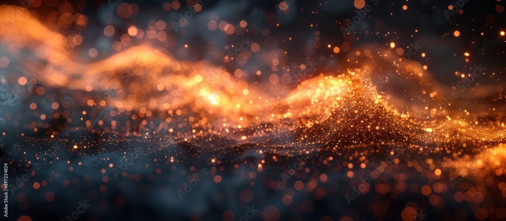 Abstract Glow with Bokeh Effects Abstract Glow with Bokeh Effects