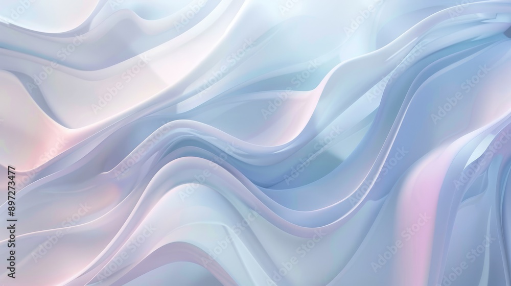 Soft pastel waves in blue and pink create a serene and elegant abstract design, conveying tranquility and grace Soft pastel waves in blue and pink create a serene and elegant abstract design, conveying tranquility and grace