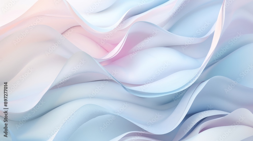 Gentle pastel pink and blue swirls form a soothing and elegant backdrop with a touch of abstraction and calmness Gentle pastel pink and blue swirls form a soothing and elegant backdrop with a touch of abstraction and calmness